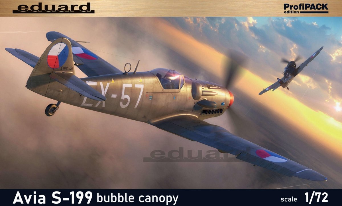 Eduard 70151 Avia S-199 verrière bulle 1/72