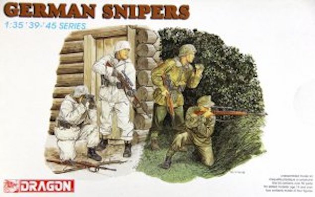 Dragon 6093 Snipers allemands de la Seconde Guerre mondiale (vêtements d&amp;#39;été et d&amp;#39;hiver) (1/35)