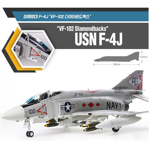 Maquette Academy 12323 USN F-4J VF-102 Diamondbacks 1/48 – image 2