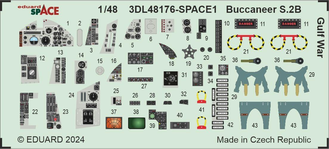 Eduard 3DL48176 Buccaneer S.2B Guerre du Golfe SPACE AIRFIX 1/48 – immagine 4