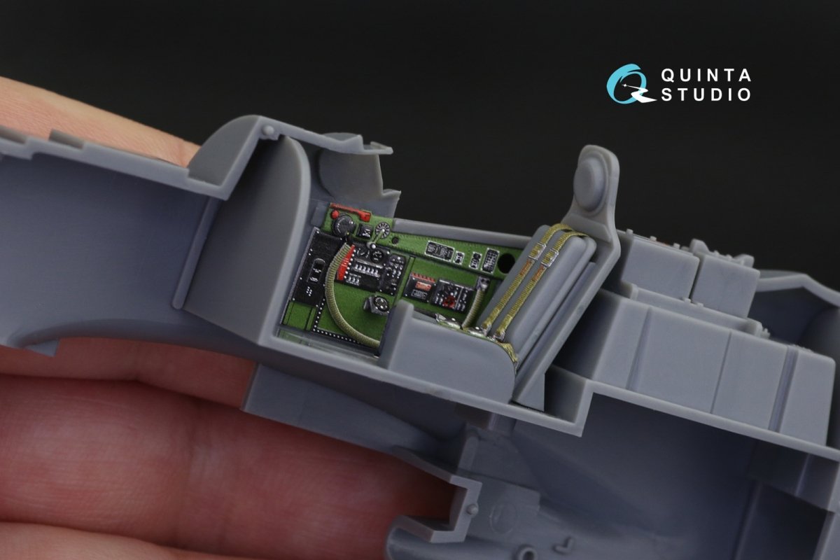 Intérieur imprimé en 3D et coloré sur papier décalcomanie Quinta Studio QD48253 P-51D (Tamiya) 1/48  – image 7