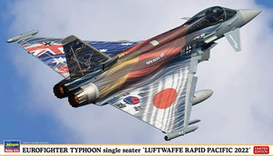 Hasegawa 02430 Eurofighter Typhoon « Luftwaffe Rapid Pacific 2022 » monoplace 1/72