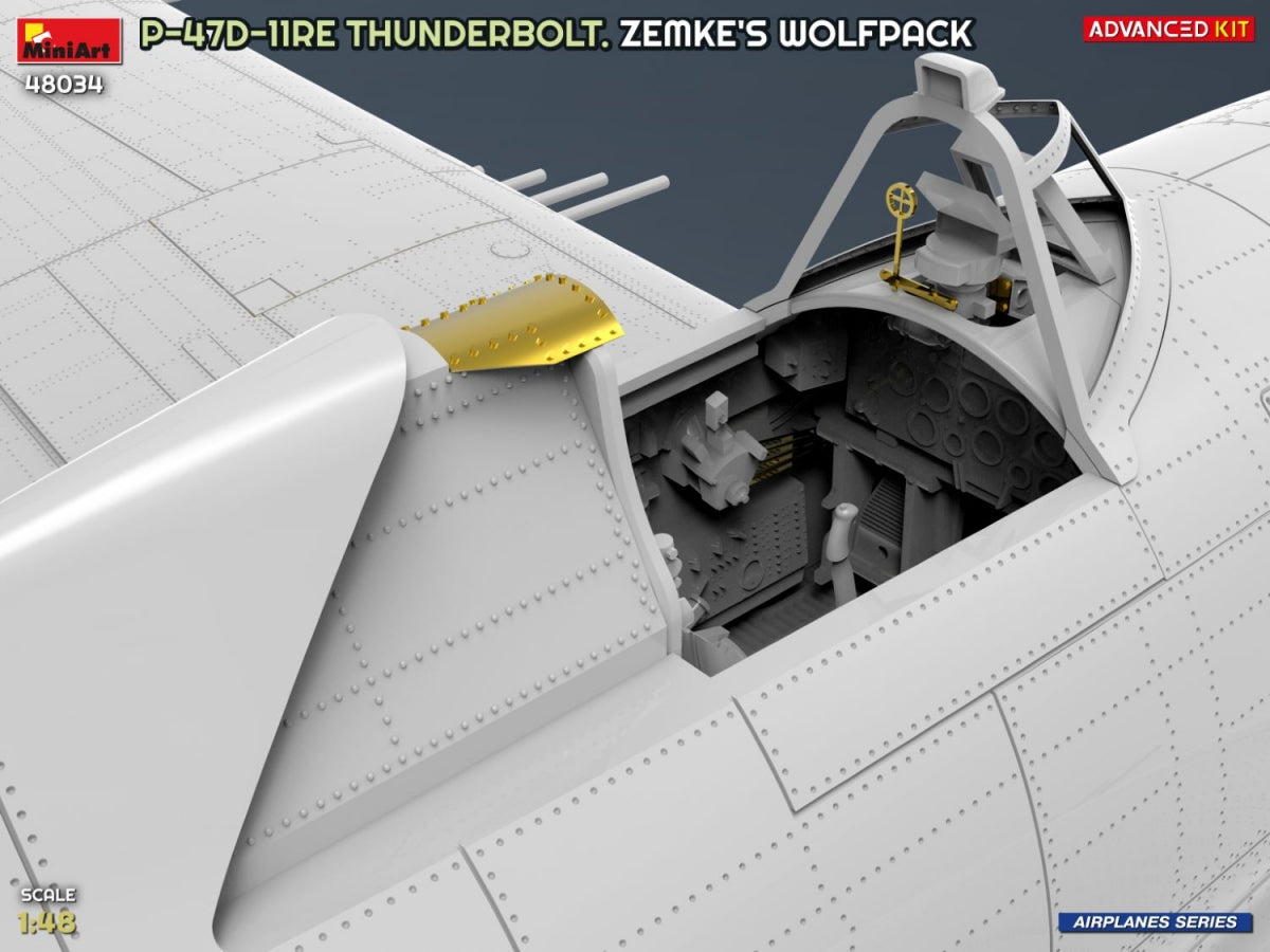 MiniArt 48034 P-47D-11RE Thunderbolt. Zemke&amp;#39;s Wolfpack. Advanced Kit 1/48 – zdjęcie 14
