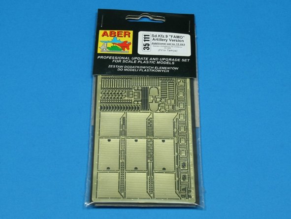 Aber 35111 Sd.Kfz.9 FAMO Vol.3 - jeu de pièces de rechange pour la version tracteur d&amp;#39;artillerie (TAM) (1/35) – imagen 3
