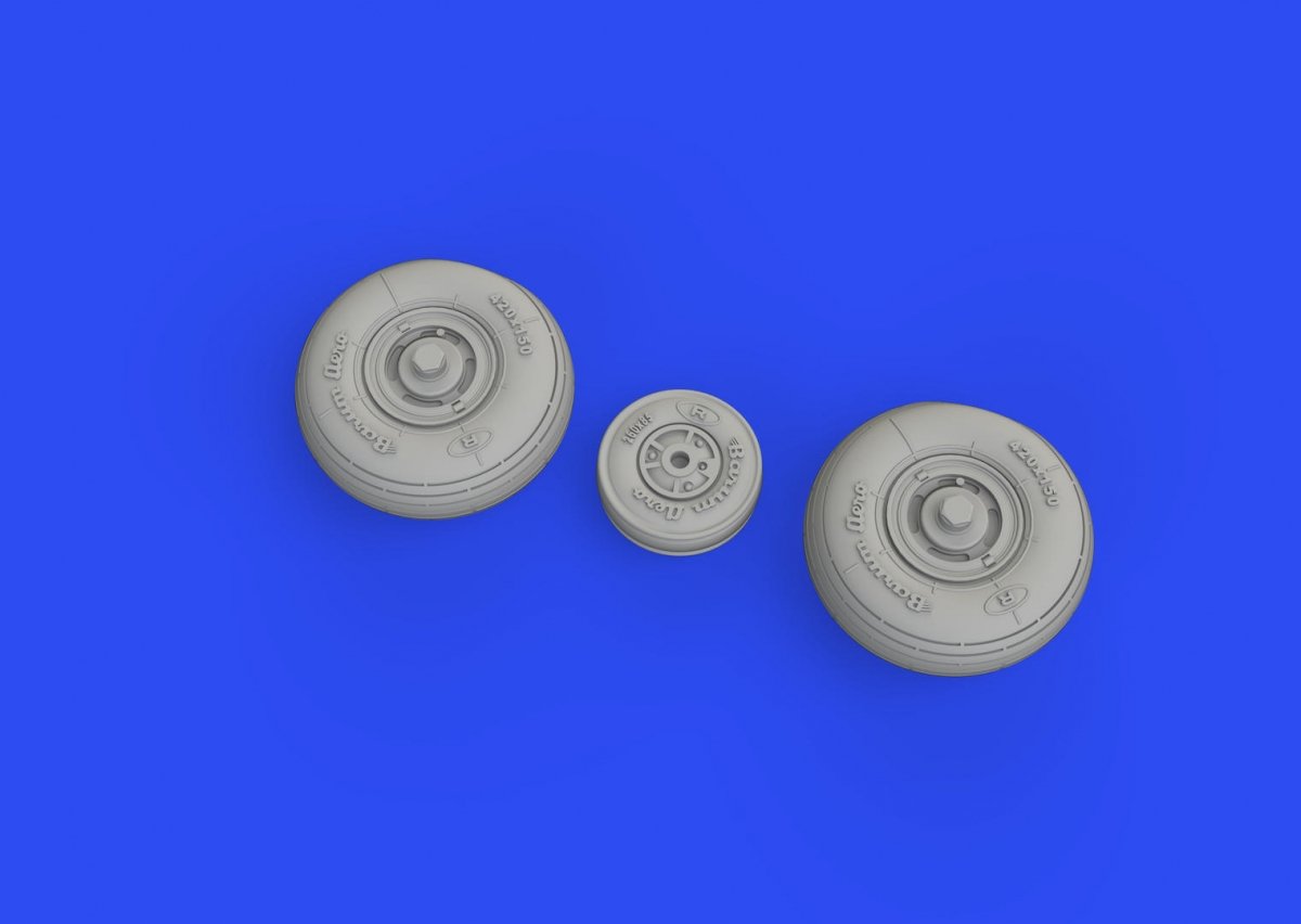 Roues Eduard 648729 Z-326/526 EDUARD 1/48