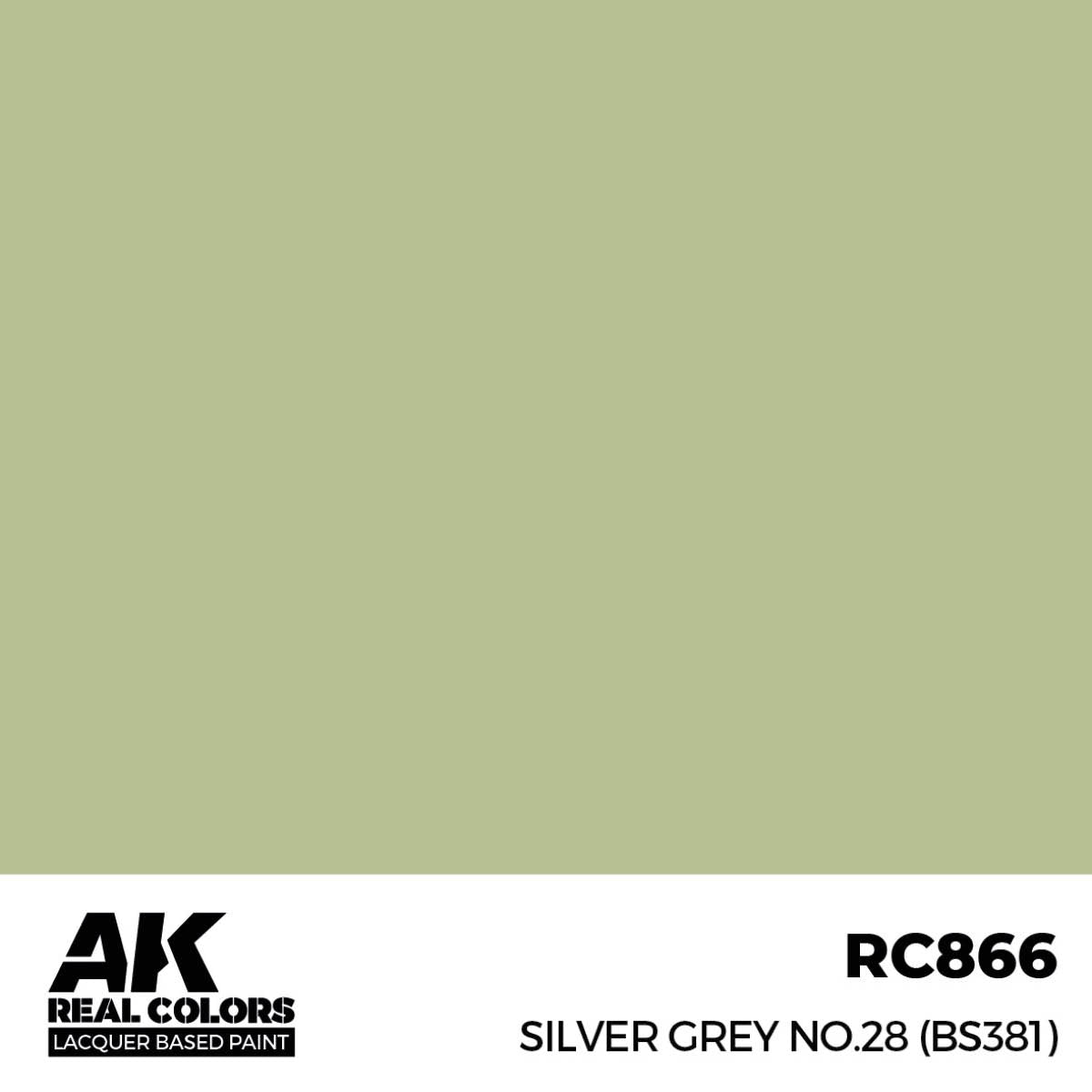 AK Interactive RC866 Silver Gray No.28 (BS381) 17 ml