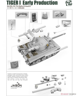 Border Model BT-010 Tiger I Première production Sd.Kfz.181 Pz.Kpfw.VI Ausf.E 1/35 – Bild 5