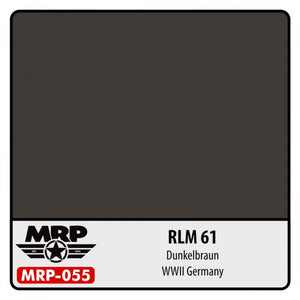 Peinture MR. Paint MRP-055 RLM 61 Brun foncé (Dunkelbraun) - Seconde Guerre mondiale - Allemande - 30 ml
