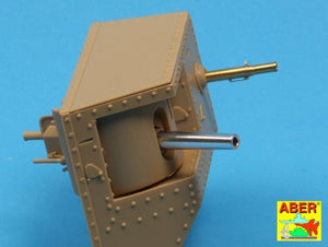 Canons Aber 35L-155 pour char britannique Mark IV de la Première Guerre mondiale – Mâle (1/35) – image 5