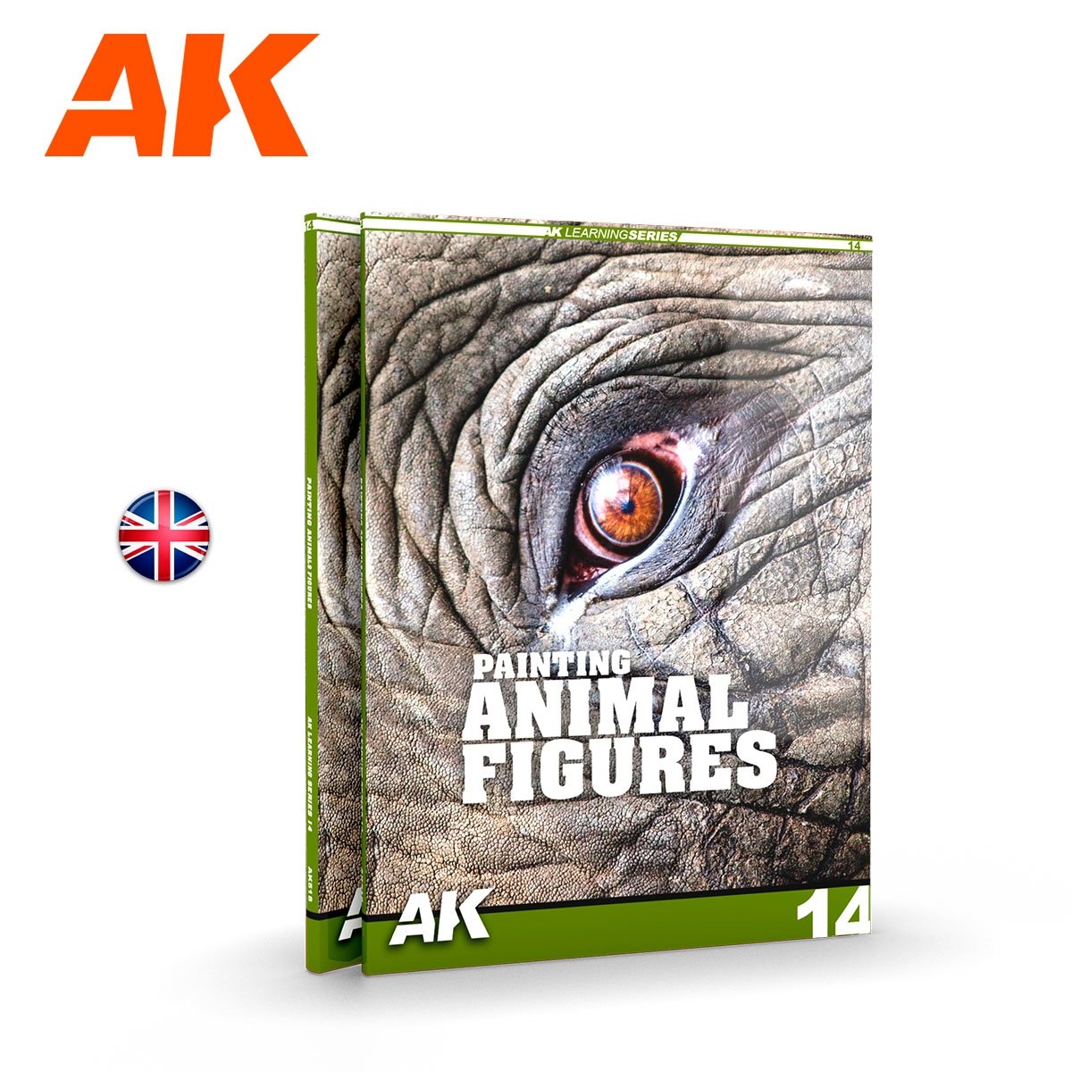 AK Interactive AK518 AK LEARNING 14 : PEINTURE DE FIGURINES D'ANIMAUX (Anglais)