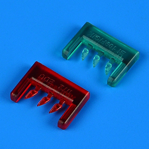 Feux de position colorés Quickboost QB72697 Bf 109F/G/K Eduard 1/72