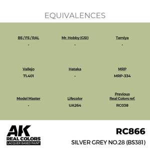 AK Interactive RC866 Gris argent n° 28 (BS381) 17 ml – immagine 3