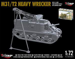 Mirage Hobby 720004 M31/T2 Dépanneuse lourde Seconde Guerre mondiale Armée américaine 1/72 – image 2