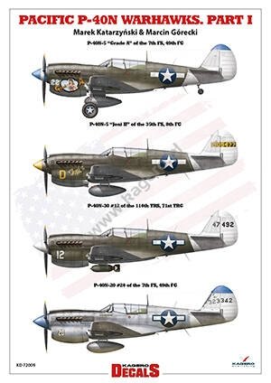 Kagero KD72009 WARHAWKS PACIFIQUE P-40N. Partie I 1/72