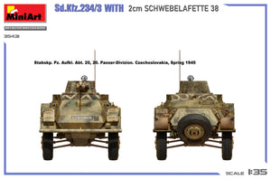 MiniArt 35431 Sd.Kfz.234/3 Avec 2cm Schwebelafette 38 1/35 – immagine 13