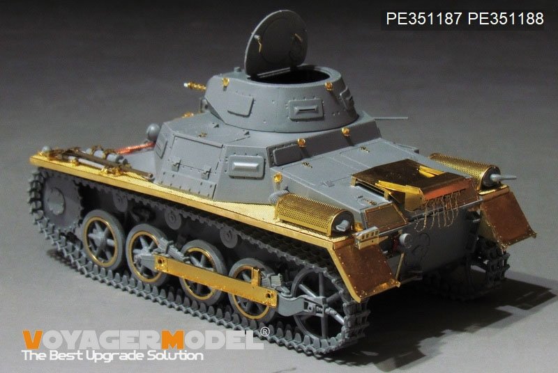 Maquette Voyager PE351187, char allemand Pz.Kpfw.I Ausf.A de la Seconde Guerre mondiale (pour TAKOM 2145), échelle 1/35 – imagen 4