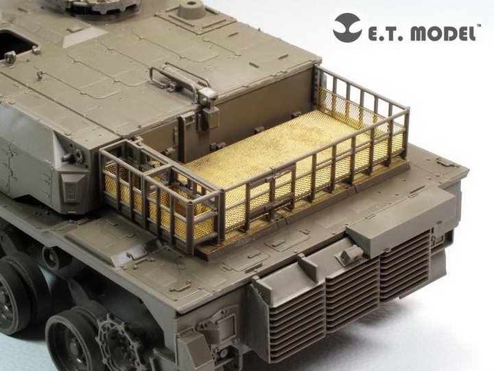 ET Model EA35-096 JGSDF TYPE 10 Tank Engine &amp; Turret Rack Grills For TAMIYA 35329 1/35