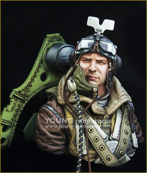 Young Miniatures YM1868 Pilote de Spitfire Mk.l de la RAF, Seconde Guerre mondiale, échelle 1/10  – immagine 2