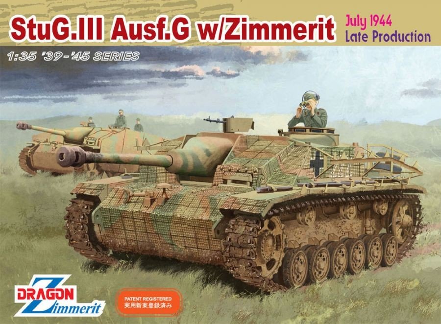 Dragon 6633 StuG.III Ausf.G avec Zimmerit, juillet 1944, production tardive (1/35)