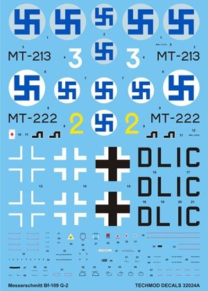Techmod 32024 - Messerschmitt Bf 109G-2 (1/32) 