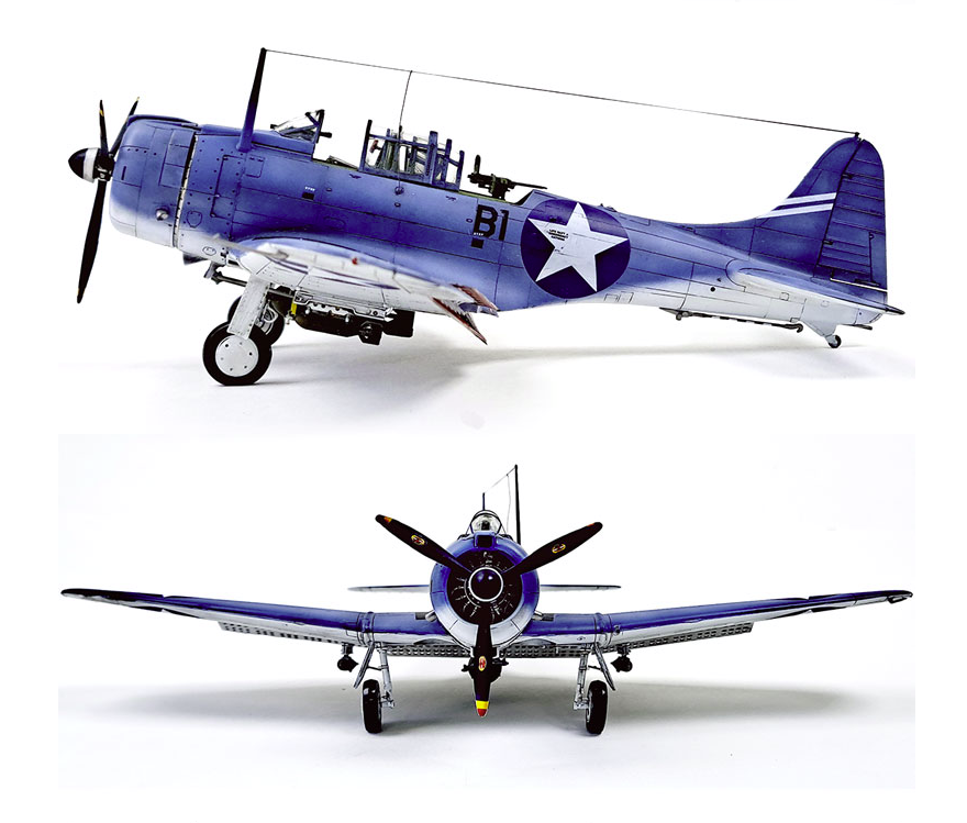 Maquette Academy 12345 USN SBD-3 « Bataille de Midway » au 1/48 – image 4