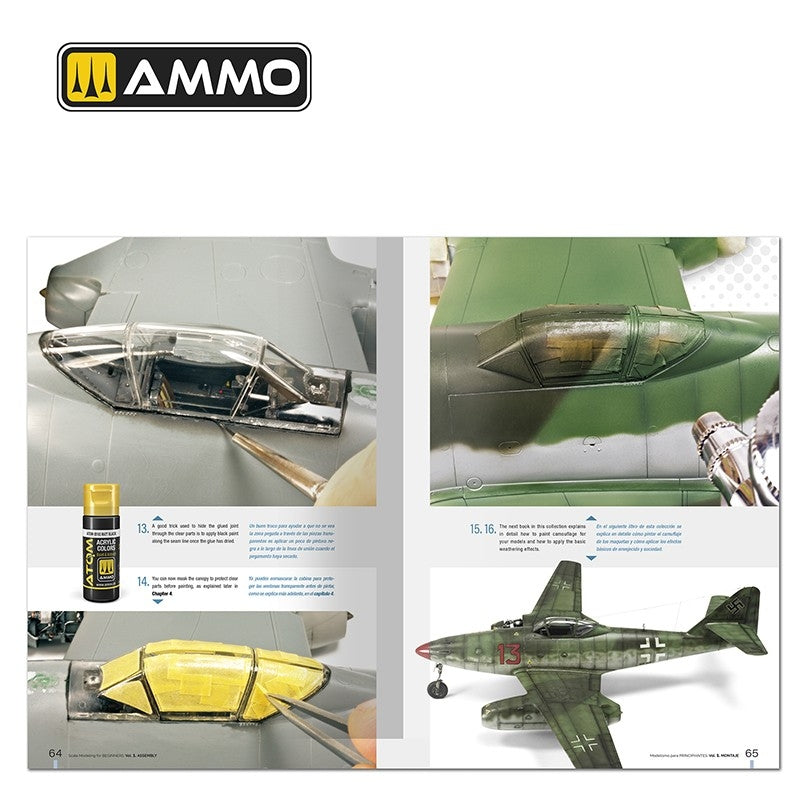 Ammo by Mig 6300 Maquettes à l&amp;#39;échelle pour débutants Vol. 1 : Assemblage (Bilingue anglais et espagnol) – immagine 7