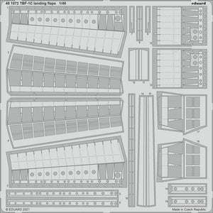 Volets d&amp;#39;atterrissage Eduard 481072 TBF-1C ACADEMY 1/48