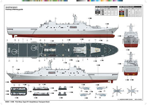Trumpeter 04551 PLA Navy Type 071 Quai de transport amphibie (1/350) – image 2