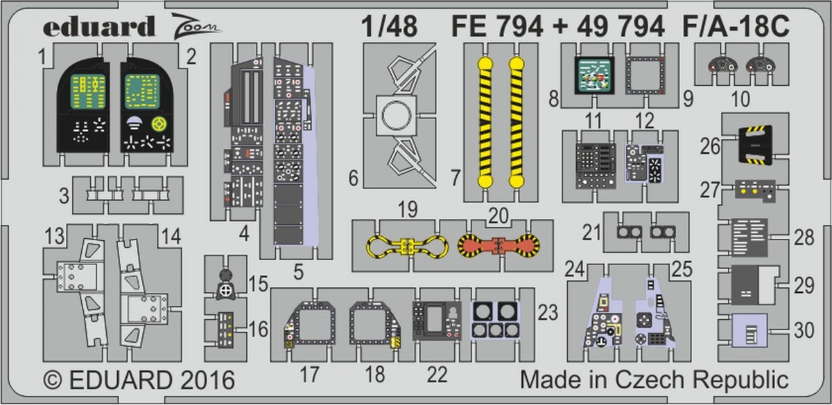 Maquette Eduard FE794 F/ A-18C KINETIC au 1/48 