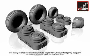 Roues de Flanker Sukhoj Su-27 / Su-30 (Armory Models AW48021) au 1/48 – Bild 2