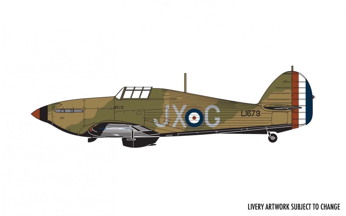Airfix 01010A Hawker Hurricane Mk.I 1/72 – zdjęcie 2