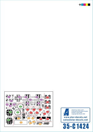 Star Decals 35-C1424 Guerre en Ukraine 25 T-72B3 ukrainiens dobre 2016 en 2022-24 1/35 – image 2