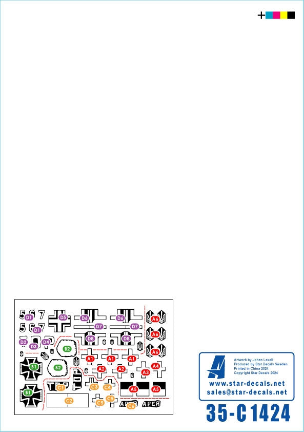 Star Decals 35-C1424 Guerre en Ukraine 25 T-72B3 ukrainiens dobre 2016 en 2022-24 1/35 – image 2