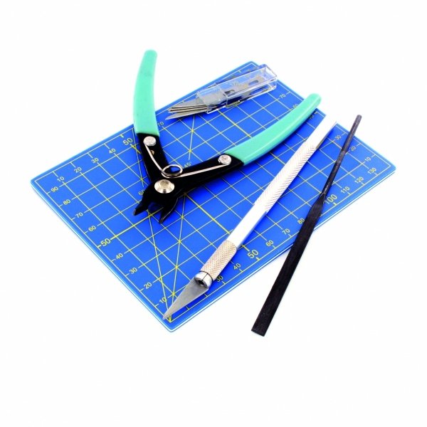 Coffret d&amp;#39;outils de modélisme de base Vallejo T11001 (9 pièces)