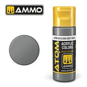 Ampoil Mig Jimenez 20133 ATOM COLOR Gris Fantôme Foncé 20 ml