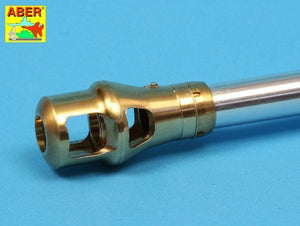 Aber 16L-09 Frein de bouche tardif pour le canon utilisé sur la version tardive du char Tiger I, Tiger II (tourelle Henschel) / Frein de bouche tardif utilisé sur le canon allemand de 8,8 cm des Tiger I et Tiger II (tourelle Henschel) à l&amp;#39;échelle 1/16 – image 7