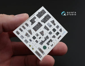 Intérieur imprimé en 3D et coloré sur papier décalcomanie Quinta Studio QD48048 F-14A (pour maquette Tamiya) 1/48  – image 2