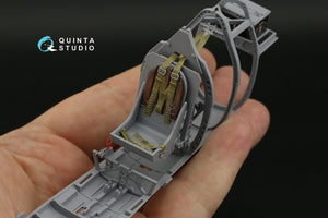 Intérieur imprimé en 3D et coloré sur papier décalcomanie pour Spitfire Mk.IXc (Airfix) Quinta Studio QD24009, échelle 1/24  – immagine 6