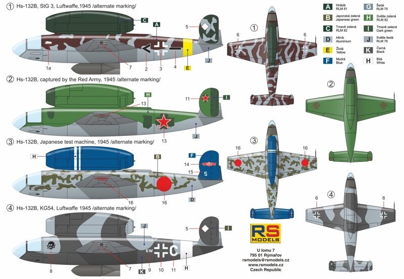 RS Models 92268 Henschel Hs-132 B 1/72 – image 4