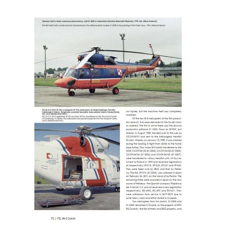 Réponse 49011000 PZL W-3 Sokół - Monographie Volume I PL+EN – immagine 5