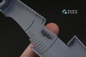 Intérieur imprimé en 3D et coloré sur papier décalcomanie pour le F4U-1 Corsair (modèle « cage à oiseaux ») de Quinta Studio QD48110 (pour maquette Tamiya) au 1/48 – image 3