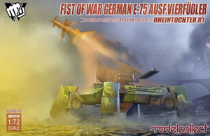 Modelcollect UA72113 Poing de guerre allemand Seconde Guerre mondiale E75 Ausf. Vierfusler Rheintochter 1 1/72