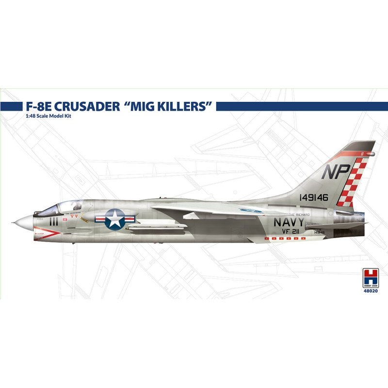 Hobby 2000 48020 F-8E Crusader "MIG Killers" 1/48