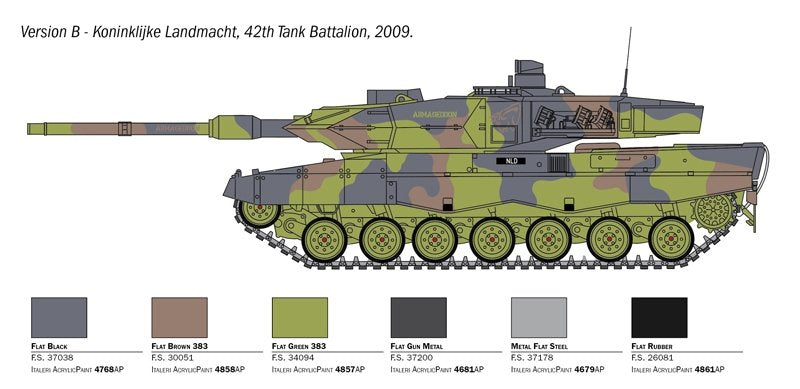 Italeri 6567 LEOPARD 2A6 1/35  – immagine 4