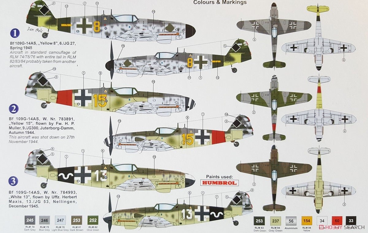 Maquette AZ 7642 Bf-109G-14AS Défense du Reich 1/72 – image 6