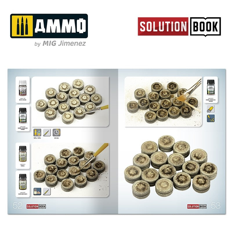Ammo of Mig 6527 Comment peindre les véhicules allemands de la Seconde Guerre mondiale (Mid-W2) - LIVRE DE SOLUTIONS 21 (Livre multilingue) – immagine 5