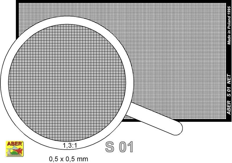 Aber S-01 Net 0,5 x 0,5 mm – Bild 2
