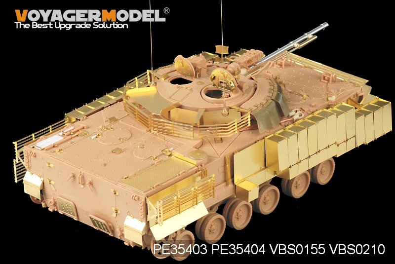 Maquette Voyager PE35403 BMP-3 MICV russe moderne avec blindage à lames pour TRUMPETER 00365 1/35 – imagen 2