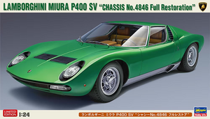 Hasegawa 20652 Lamborghini Miura P400 SV « Châssis n° 4846 Restauration complète » 1/24