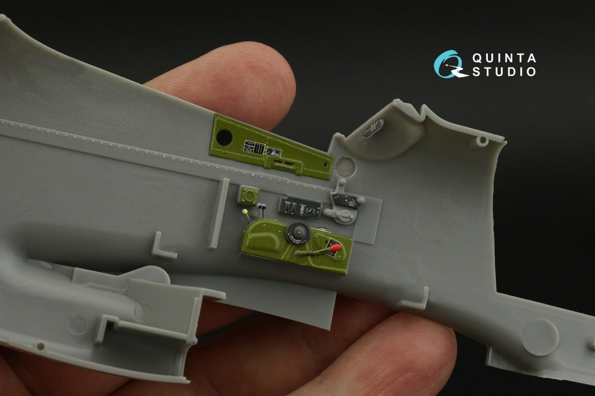Intérieur imprimé en 3D et coloré sur papier décalcomanie (Dragon) pour le P-51D/K Mustang de Quinta Studio QD32143, à l&amp;#39;échelle 1/32. – image 12